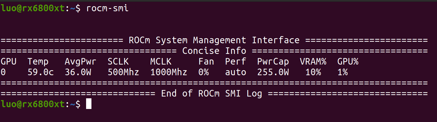 ubuntu20.04安装rocm教程，AMD深度学习，6800xt配置pytorch、CUDA（已更新）本地安装torch